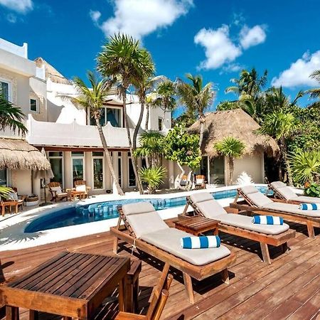 Luxury 5-Br Beachfront Home In Tulum Casa Sofia Gato Exterior foto