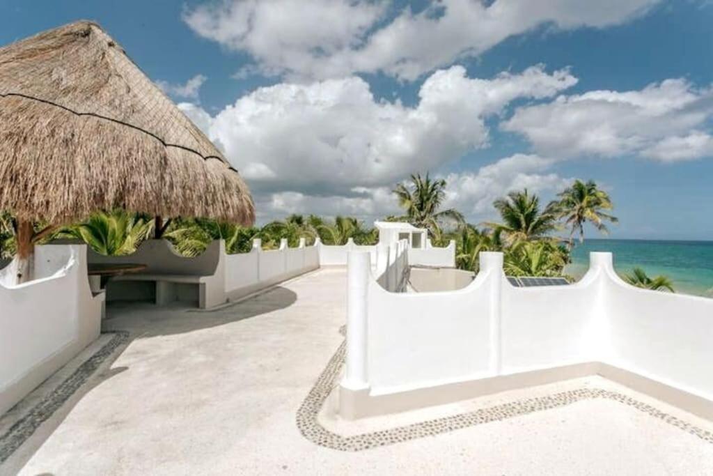 Luxury 5-Br Beachfront Home In Tulum Casa Sofia Gato Exterior foto