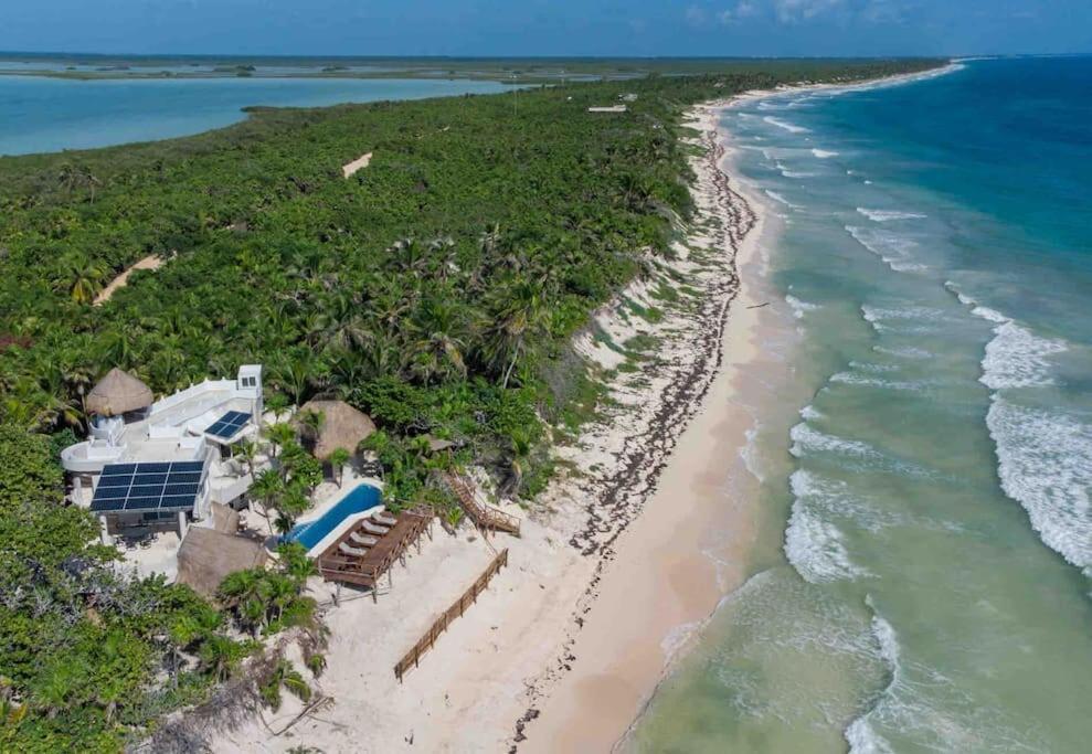 Luxury 5-Br Beachfront Home In Tulum Casa Sofia Gato Exterior foto