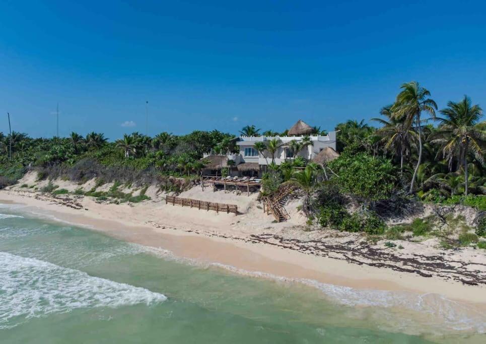 Luxury 5-Br Beachfront Home In Tulum Casa Sofia Gato Exterior foto