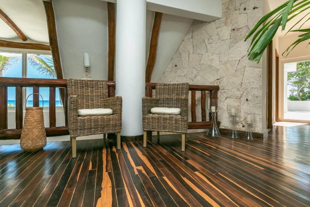 Luxury 5-Br Beachfront Home In Tulum Casa Sofia Gato Exterior foto