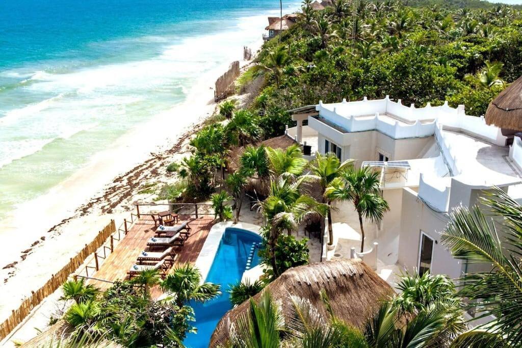 Luxury 5-Br Beachfront Home In Tulum Casa Sofia Gato Exterior foto